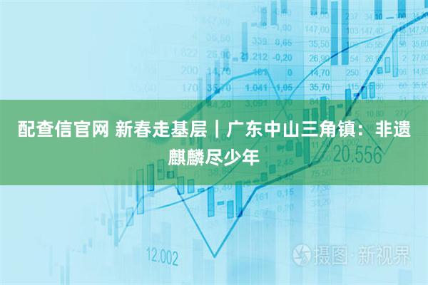 配查信官网 新春走基层｜广东中山三角镇：非遗麒麟尽少年